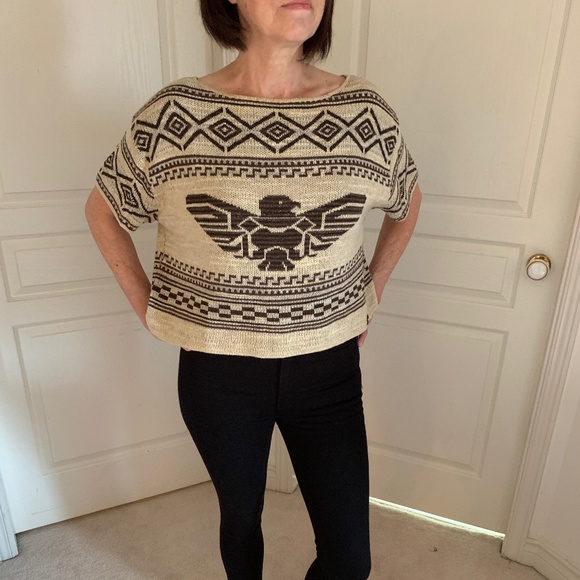 Ralph Lauren Tan Crop Sweater (M) - Picture 4 of 4